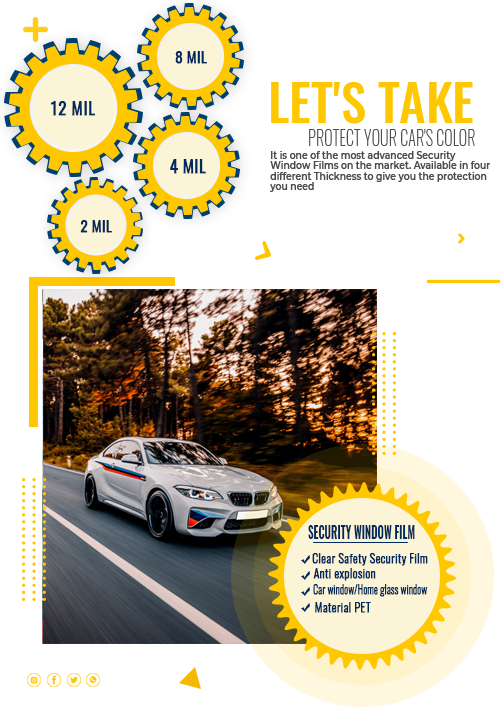 Stone Tec windows security film